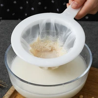 400350200100 mesh kitchen ultra fine mesh strainer kitchen nylon mesh filter spoon suitable for soy milk coffee milk yogurt