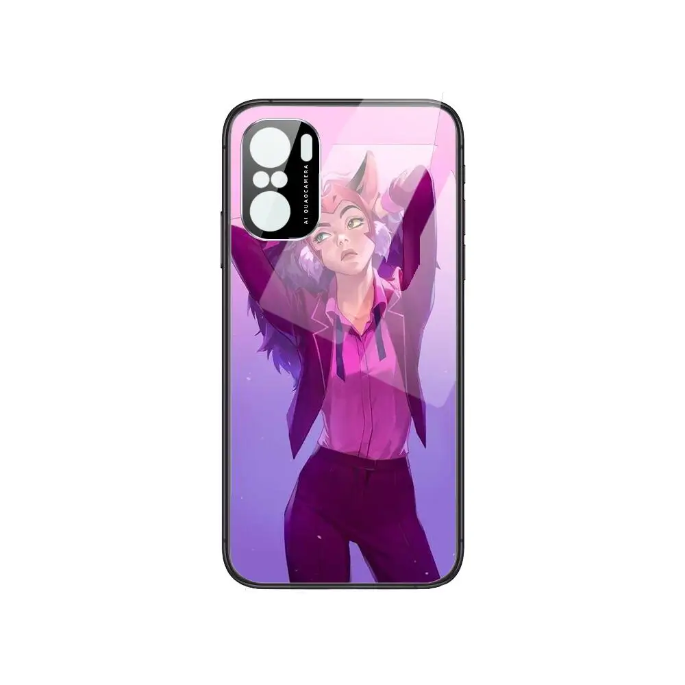 

Anime She-ra and the princess Phone Case For POCO F1 F2 F3 Pro X3 M3 9C 10T Lite NFC Anime Black Cover Silicone Back Prett mi 10