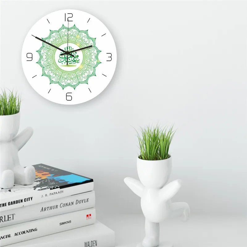 Eid Мубарак мусульманские настенные часы для гостиной украшения скандинавские