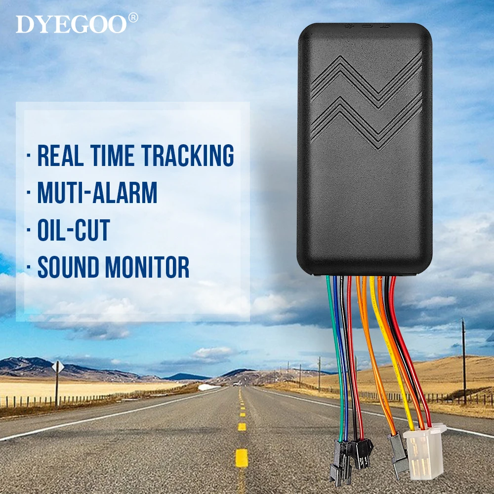 DYEGOO GT06 Vehicle Car Motorcycle  GPS Tracker SOS Alarm ACC Alarm Oil Cut Voice Monitor High Precision Tracking