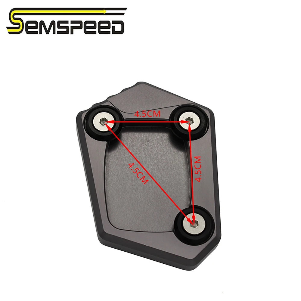 CNC мотоцикл для Honda боковая подставка увеличитель подножка расширение пластина Pad CBR250 CBR300 CBR500 CB650 CB650F CB500F CB500X запчасти