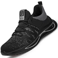 2021 New Work Sneakers Steel Toe Safety Shoes Men Lightweight Work Shoes Indestructible Security Footwear Man Protective Shoes