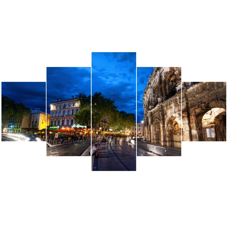 5 шт. HD Печать настенная живопись Италия известная римская Арена картины Домашний