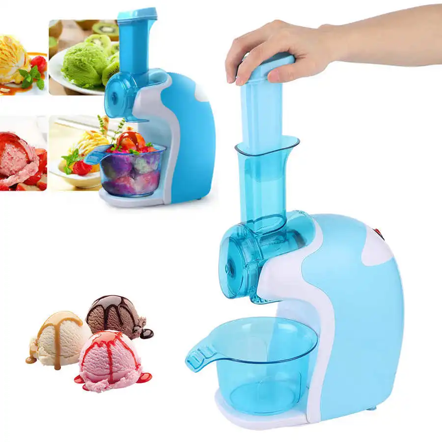 売る ポータブルアイスクリーム機ホーム自動冷凍フルーツミルクセーキデザートシャーベットメーカー