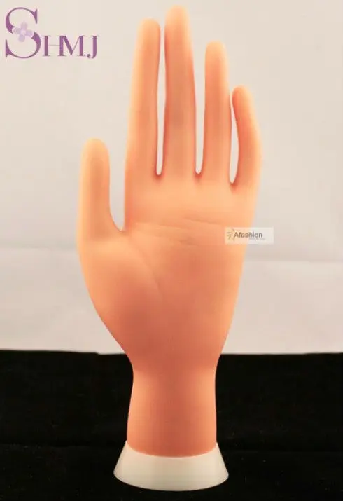 

1 шт Nail Art модель ручная Регулировка Инструмент для маникюра флективный модель рука для практики обучение гель стенд Дисплей Бесплатная дос...