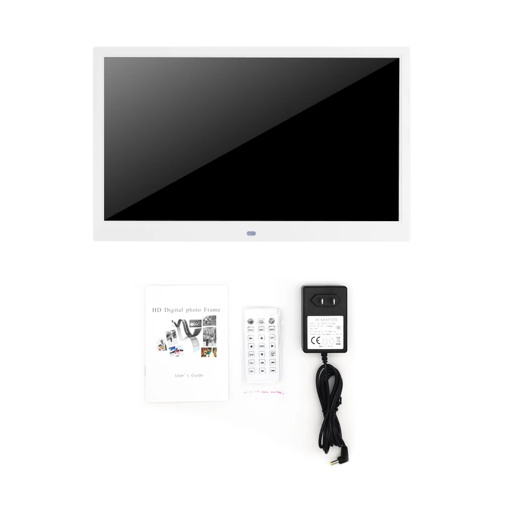 15 &quotЦифровая фоторамка рекламный коллаж IPS пульт дистанционного управления Led