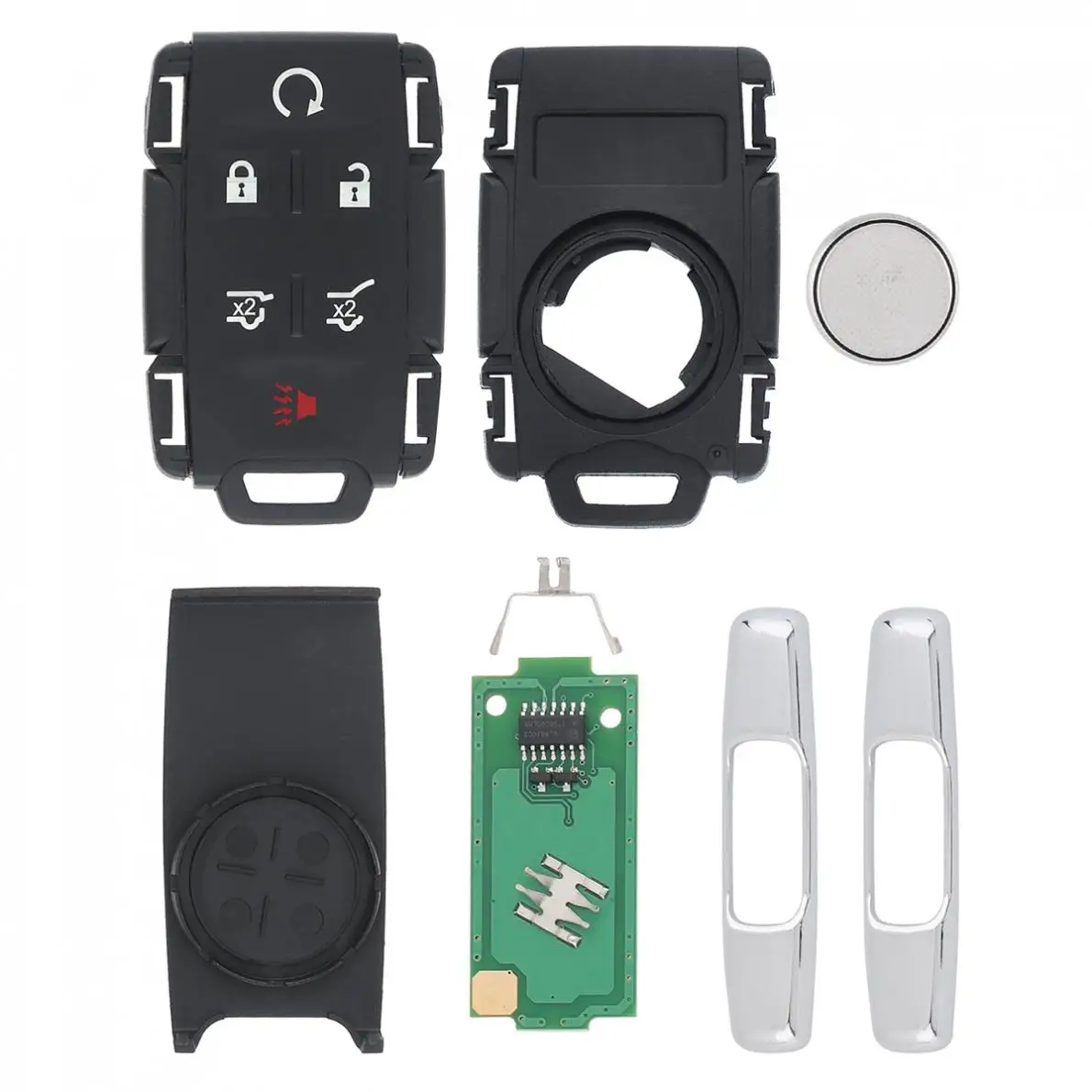 314 МГц 6 кнопок дистанционный ключ-брелок от машины оболочка с чипом ID46 M3N32337100 /