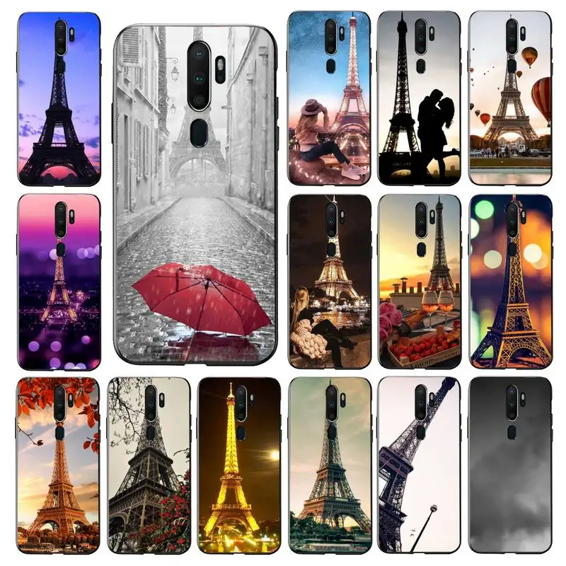 

MaiYaCa Romantic Paris Eiffel Tower Phone Case for Vivo Y91C Y11 17 19 17 67 81 Oppo A9 2020 Realme c3