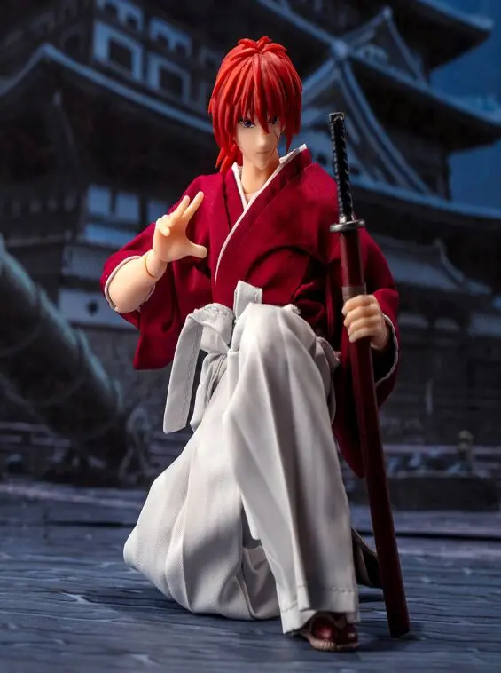DASIN аниме Rurouni Kenshin HIMURA KENSHIN ПВХ фигурка GT Модель игрушки