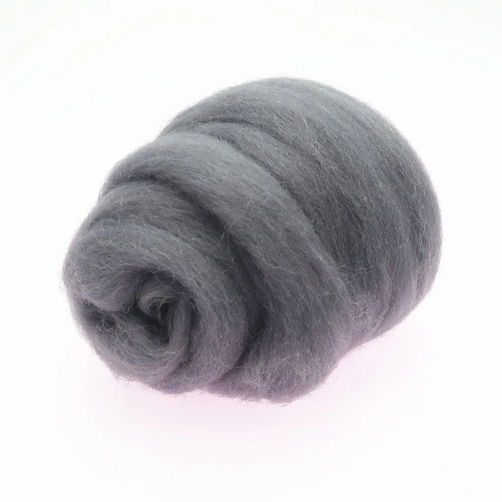 10g/50/100g/основные Цвет серии шерстяные волокна с изображениями цветов и животных шерсть войлок ручной работы спиннинг DIY Craft материалы инструмент войлочные рождественские - Цвет: 65