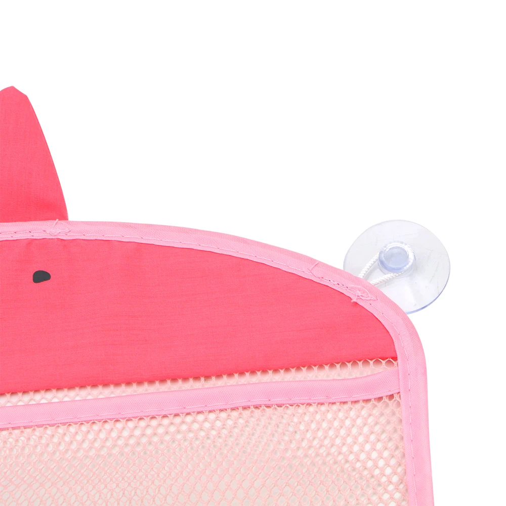 

Bathroom Storage Bags Baby Bath Toys Shampoo Organizer Kitchen Home Supplies Cartoon Net Mesh Bag Wall Sucker Hanging