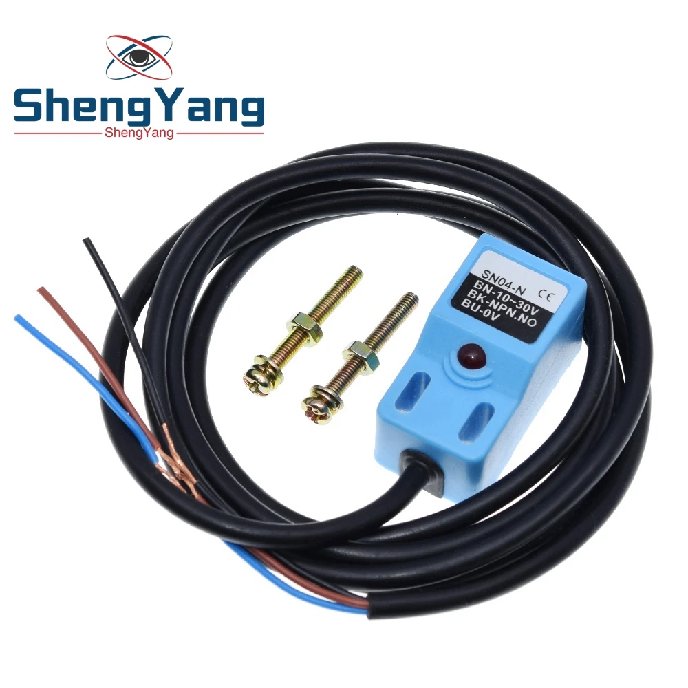 Шэньян SN04 N N2 DC NPN NO NC 4 мм 10 30V Индуктивный бесконтактный Сенсор контрольный