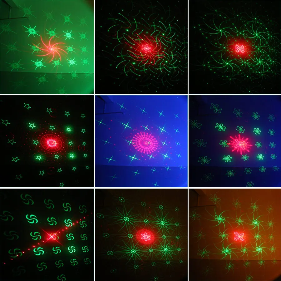 ESHINY Stars/24/40/64 Patterns DJ Laser Light Disco Party R&ampG Projector RGB LED Bar Magic Dance stage lighting Sky Mini USB Z4N7 | Лампы и