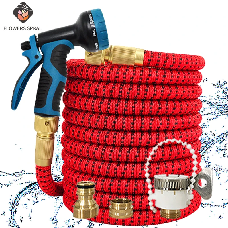 

2021 Watering Hose Expandable Flexible Hose Stretch Water Garden Magic Hose For Car Wash Stretch Garden Sprayer Water Gun New