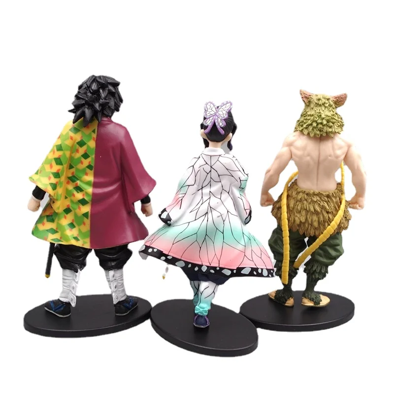 Фигурки из аниме рассекающий демонов экшн фигурки ПВХ фигурка Zenitsu Inosuke Kimetsu No