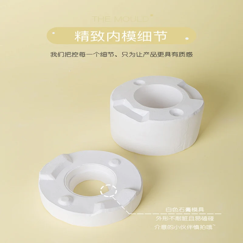 Molde de yeso para taza de t&eacute; de kung-fu, taz&oacute;n de t&eacute;, impresi&oacute;n en blanco, lechada de cer&aacute;mica, escultura de cer&aacute;mica hecha a mano-1