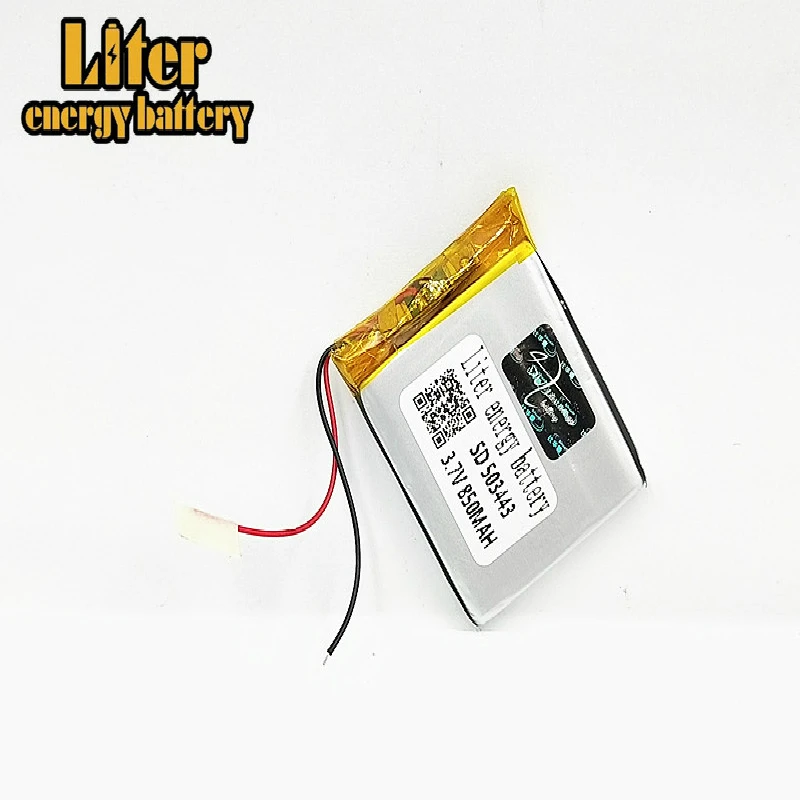 

1/2/4 шт. Размер 503443 3,7 В 850 мАч литий-полимерный аккумулятор с защитной платой для MP3 MP4 MP5 GPS DVD игрушка светодиодные наушники