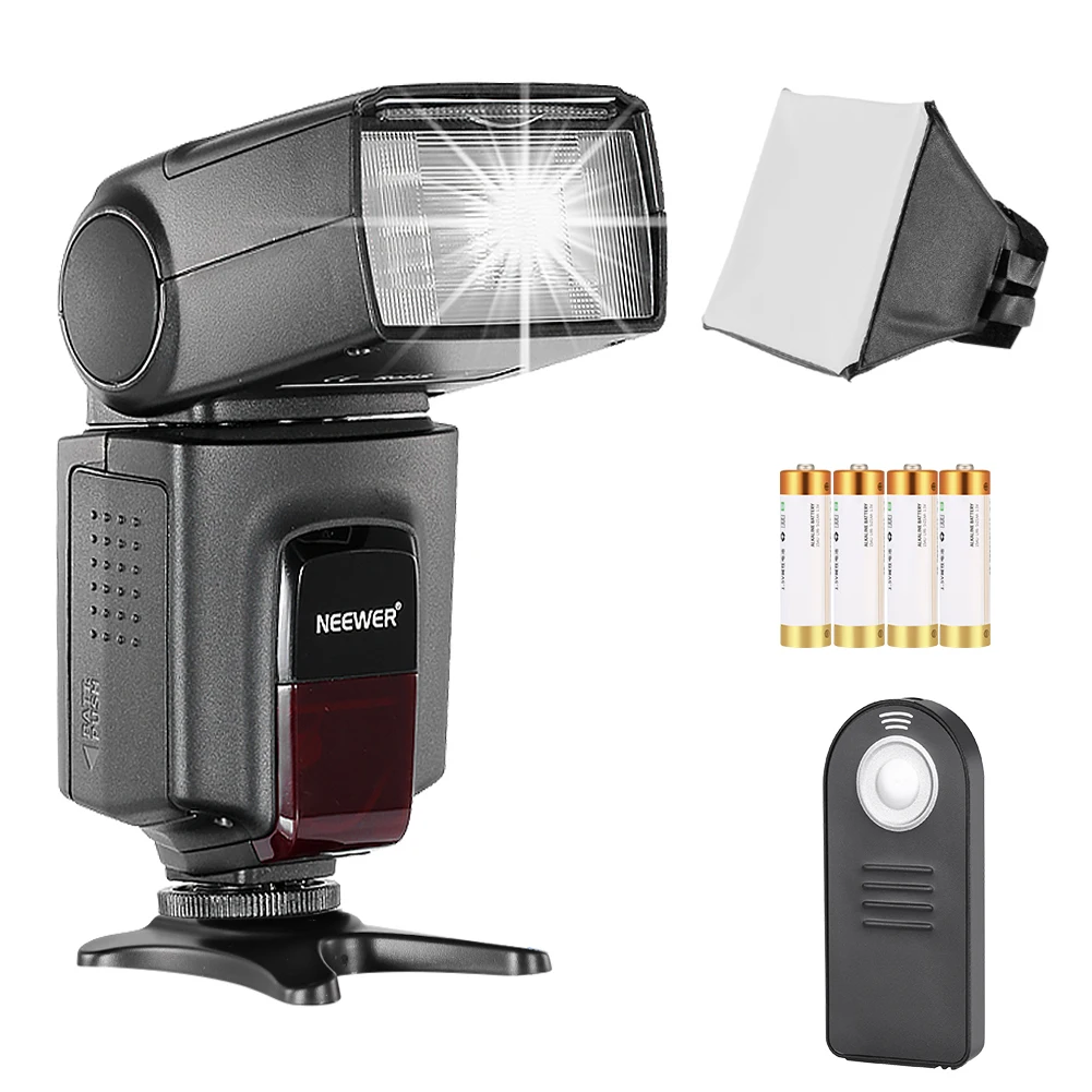 Комплект вспышки Neewer TT560 Speedlite для Canon Nikon sony Pentax DSLR камеры со стандартным горячим