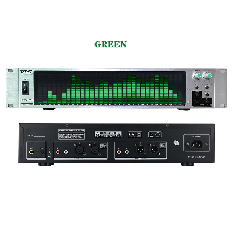 Maxgeek BDS PP 131 анализатор аудиоспектра дисплей спектра VU Meter 31 сегмент с серебряной