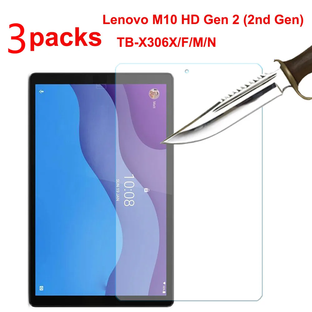 С уровнем твердости 9H закаленное стекло для Lenovo YOGA Tab M10 HD Gen 2 (2nd Generation) TB X306F X306X X306M