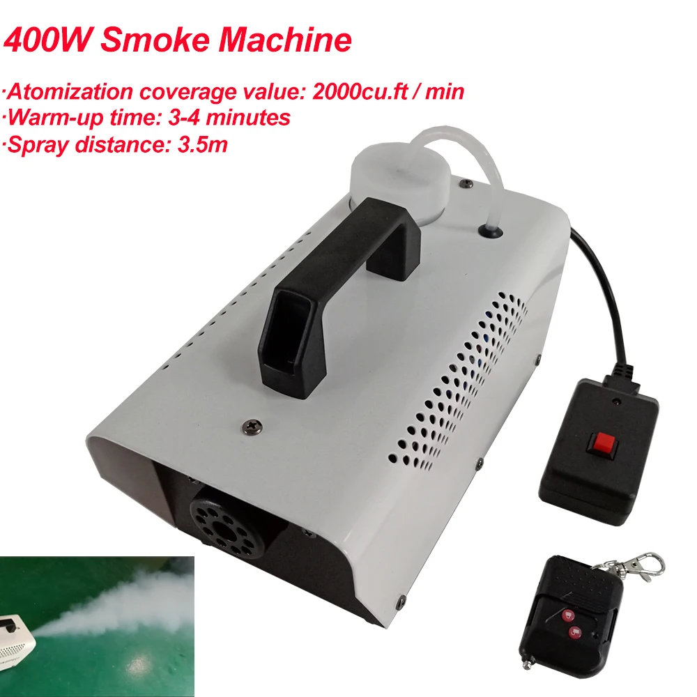 2020 New Remote Control 400W Smoke Machine Fog Machine Professional Smoke Ejector / Stage Party DJ Equipment / LED Fogger