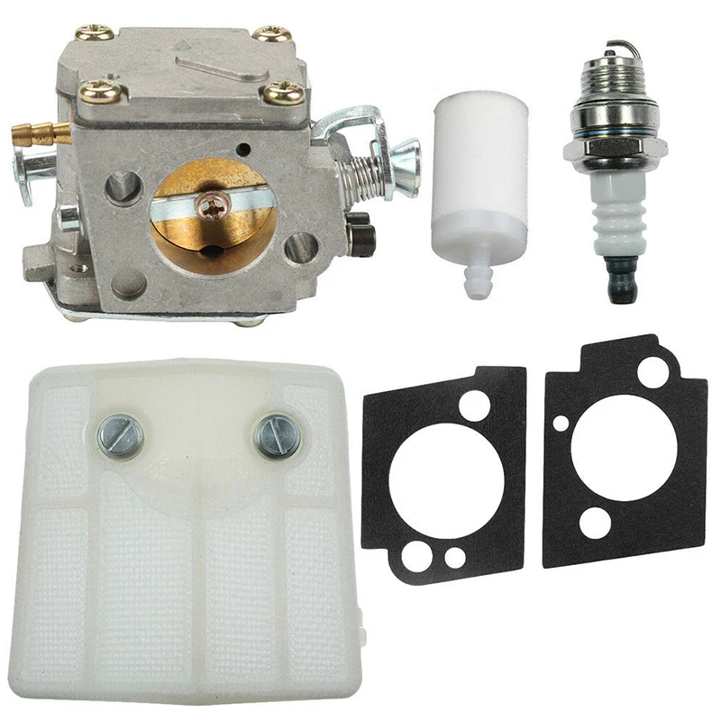 

Chain Saw Carburetor Gaskets Air Oil Filter Spark Plug Kit For HUSQVARNA 61 266 268 272 Attachment Garden Power Tools