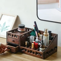 organizer for cosmetics teak drawer type cosmetic storage box dresser skin care products desktop storage womens cosmetic box
