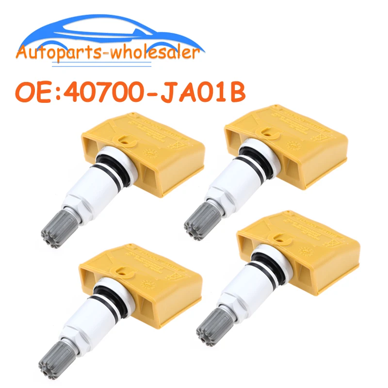 Датчик давления в шинах TPMS для Nissa Pathfinder Altima Frontier M35 M45 FX35 FX45 QX56, датчик давления в шинах 40700JA01B 40700-JA01B, 4 шт. Датчик давления в шинах TPMS для Nissa Pathfinder Altima Frontier M35 M45 FX35 FX45 QX56, датчик давления в шинах 40700JA01B 40700-JA01B, 4 шт.