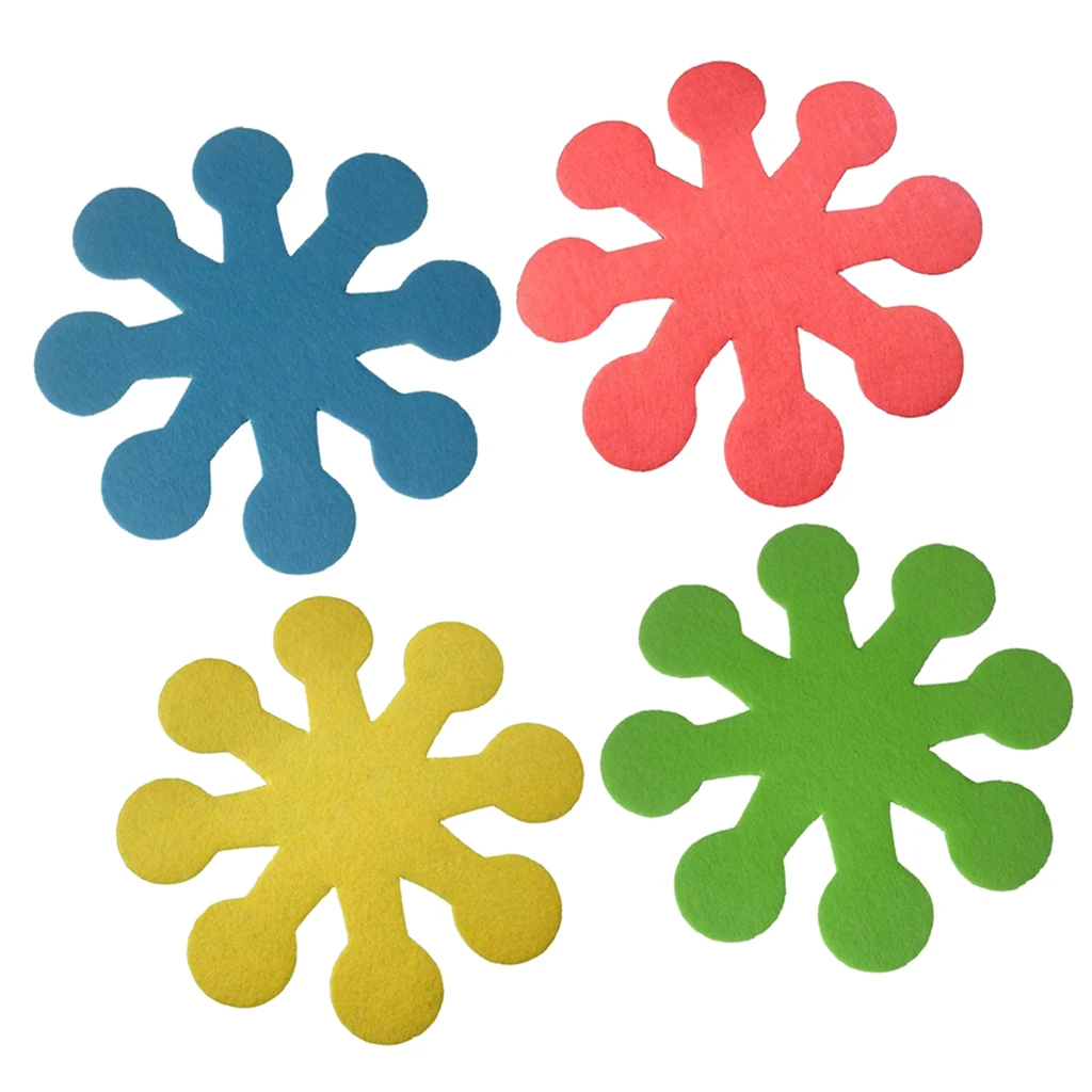 4 шт. подставки для горшков защитные устойчивые Настольный коврик