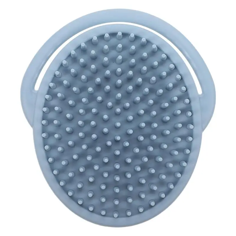 

Baby Shower Brush Silicone Handheld Infants Shower Brush Shampoo Massage Brush
