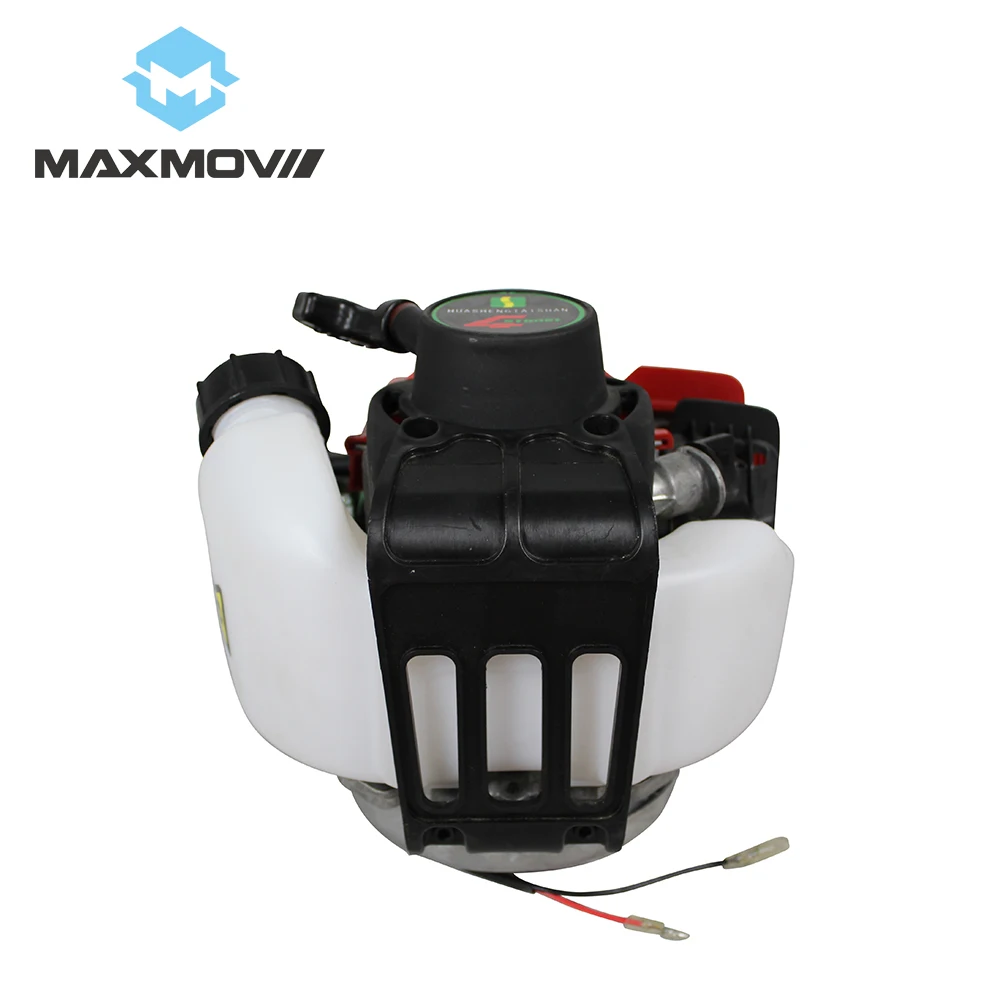 

Высококачественные двигатели для скутеров HUASHENG, 37cc 4-тактный двигатель с воздушным охлаждением и тяговым стартом (запасные части для газового скутера)