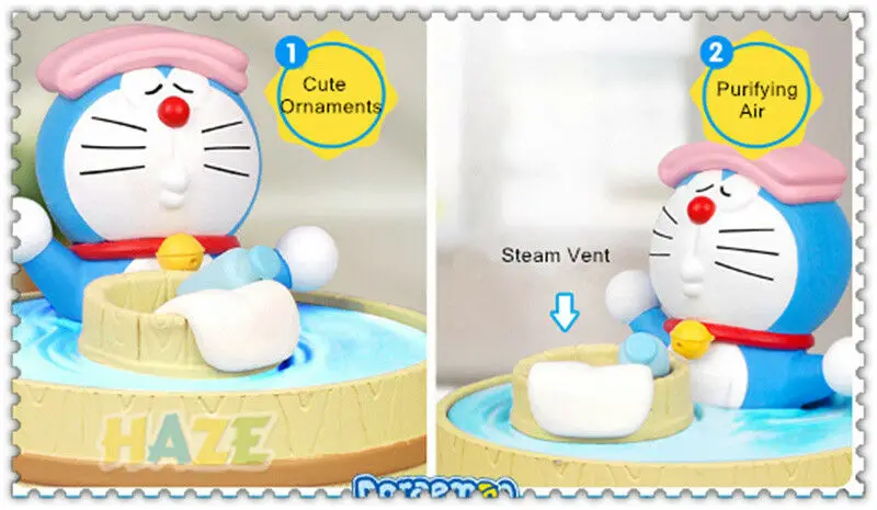 Горячая Аниме Doraemon увлажнитель для ванны робот кошка украшения 9 см ПВХ + ABS