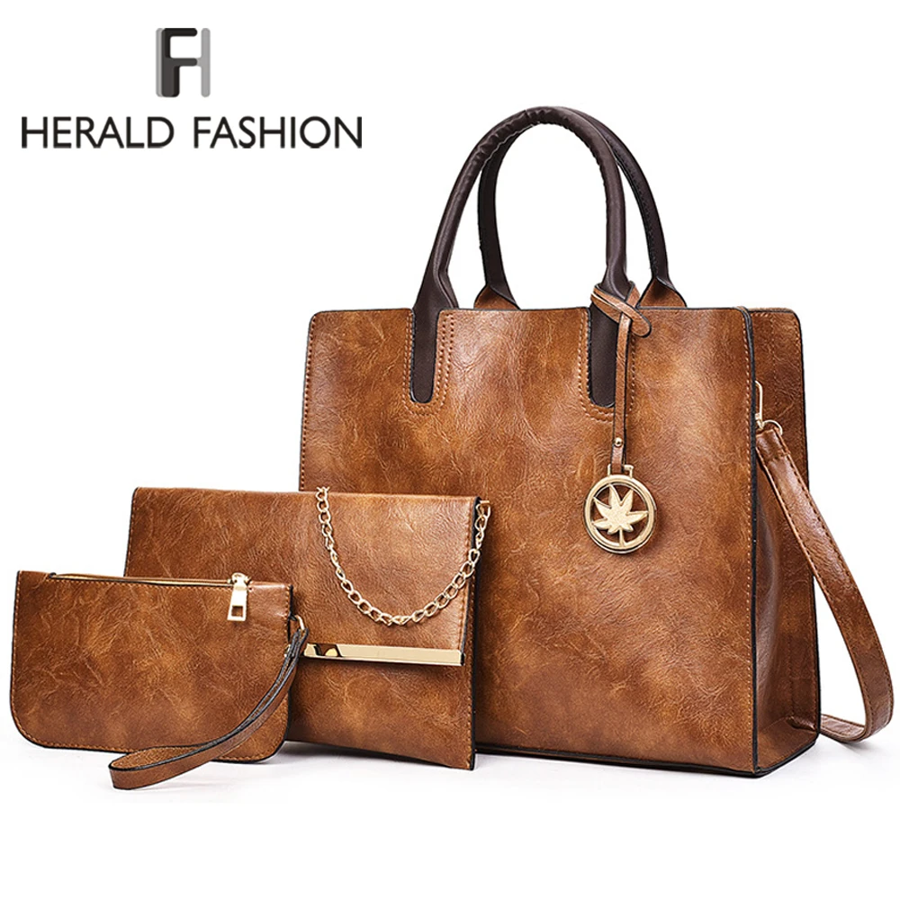 Herald Fashion комплект женских сумок из 3 предметов большие повседневные
