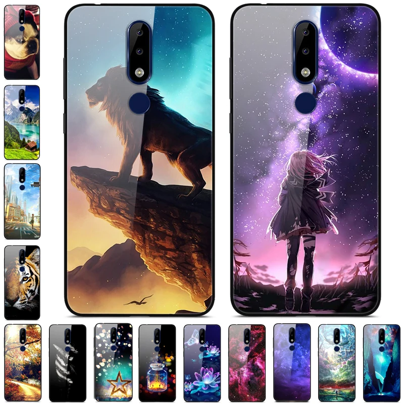 Для Nokia X5 чехол из закаленного стекла Твердый для 5 1 Plus NokiaX5 X телефонные чехлы