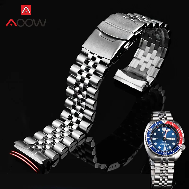 

Stainless Steel Strap Dedicated Interface 22mm Men Replacement Bracelet Watch Band for Seiko turtle SRPA21 SRP777 SRPC25 SRP773