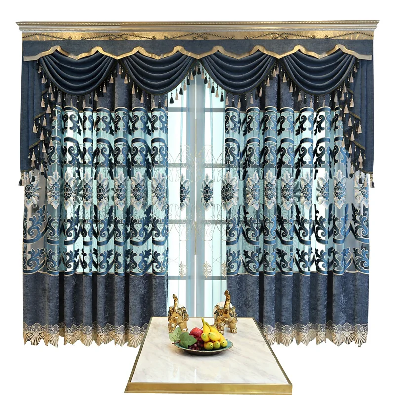 Ажурные декоративные занавески для гостиной спальни занавеска из тюли с