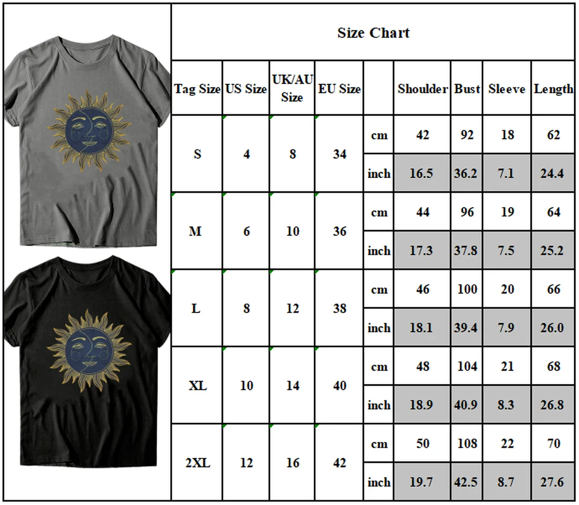 

Womens Summer Print T Shirt Ladeis Casual Baggy Short Sleeve Tops Tee Blouse UK