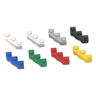 10 шт., детали MOC 2462, модифицированный Клин 3x3, совместимые с гранями кирпичи, сборные строительные блоки, частицы, детский мозг, игрушка в подарок