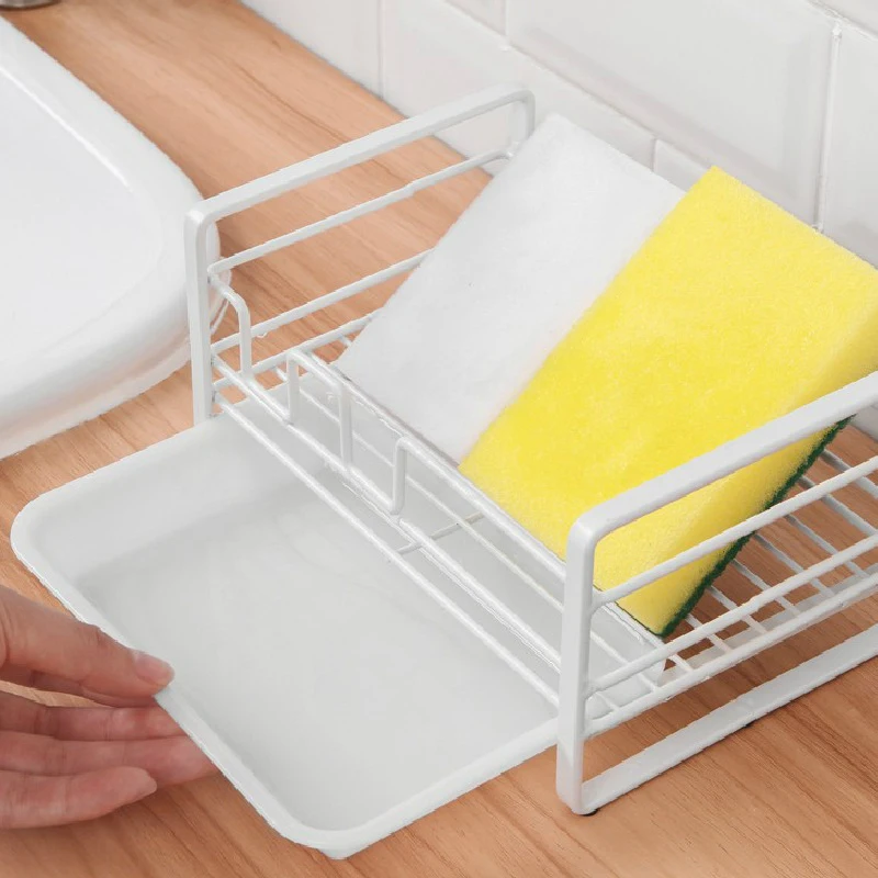 

Drain Storage Rack Home Kitchen Drain Holder Sink Organizer Holder for Sponge HUG-Deals