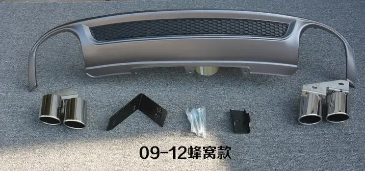 Для Audi A4 S4 Body kit спойлер 2009-2012 для RS4 ABS задний передний бампер диффузор защитные