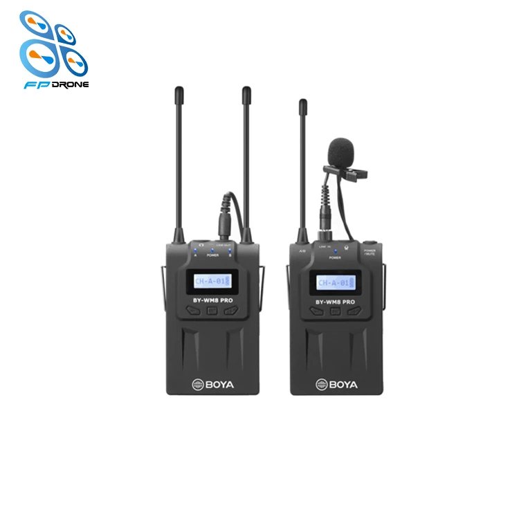 저렴한 WM8 Pro-K1 UHF 듀얼 채널 무선 마이크 시스템 마운트 및 스탠드