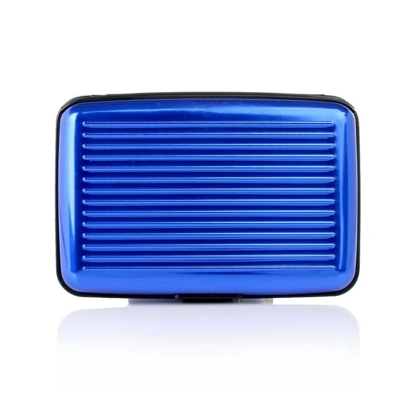 Personality Mini Luggage Card Case  Aluminum Alloy Credit Card Package Creative Credit Business Card Holder RFID Wallet