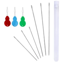 lmdz beading needles with needle threaders supplies for making beads handmade pins jewelry accessories tools