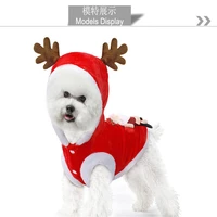 pet clothes fall and winter to keep warm dog clothes cat elk christmas old man in the new year