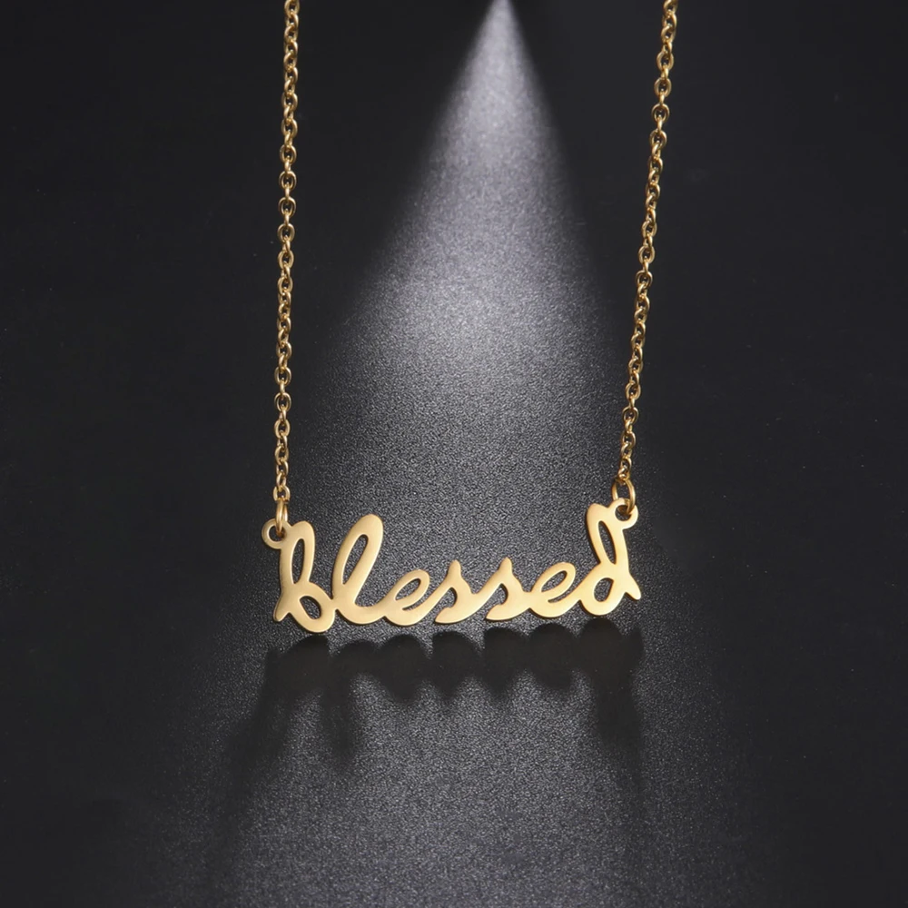 

Sipuris Personalized Custom Name Necklace Stainless Steel Custom Name Pendant Necklace Golden Jewelry Fashion Accessories Gifts