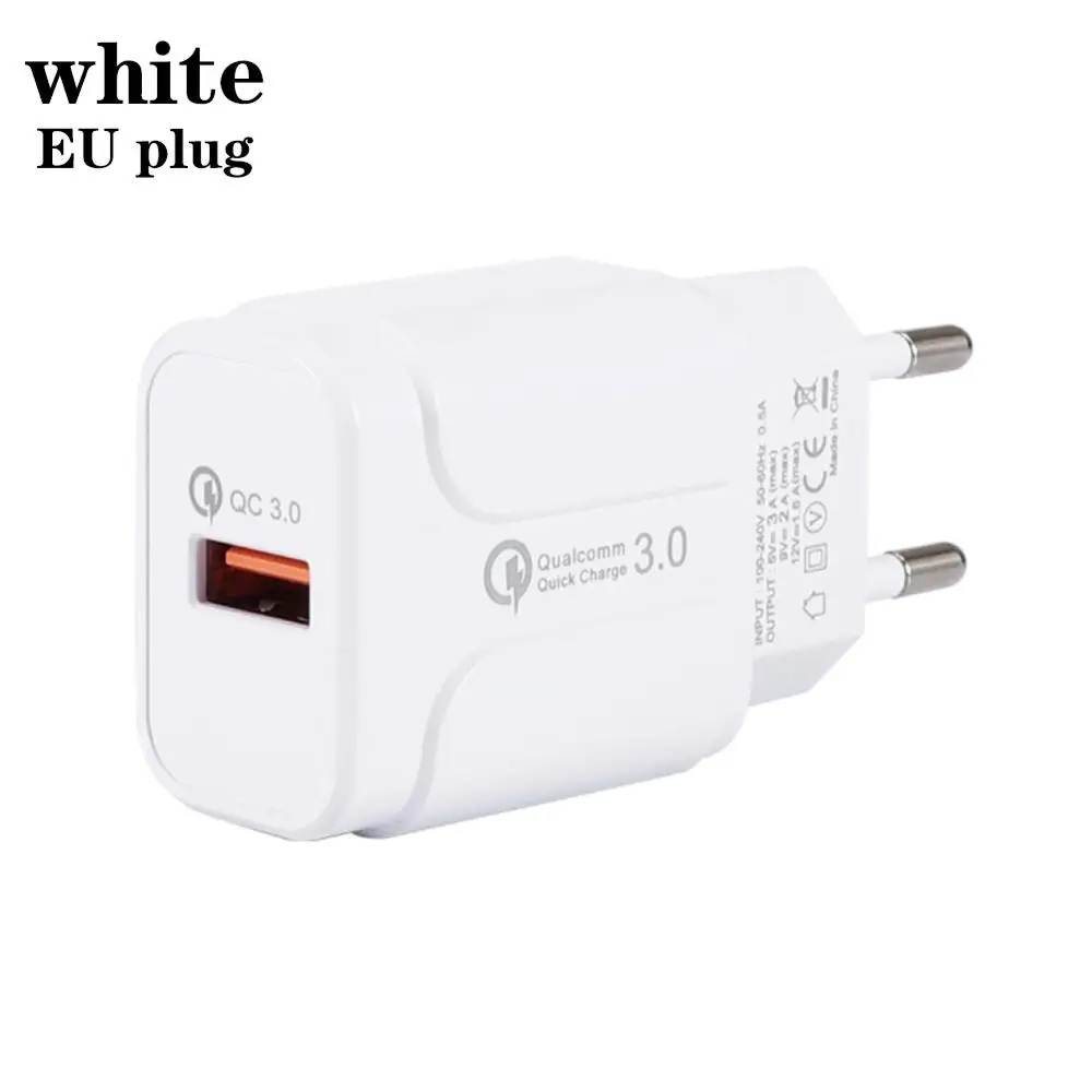 Qi Беспроводной Зарядное устройство Подставка Quick Charge 2,0 Qi Беспроводная зарядка Зарядное устройство в качестве мобильного телефона Подставка Поддержка для samsung Galaxy S9/8/7/Vista IPhone X/8 - Цвет: QC3.0 EU
