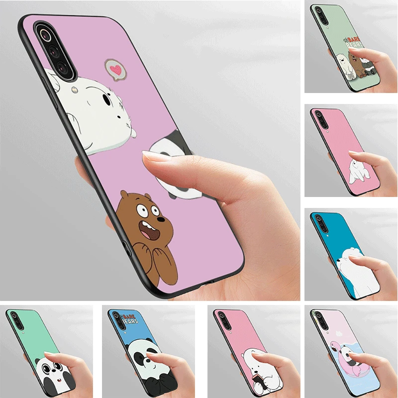 Мобильный телефон мягкий черный чехол для Xiaomi Redmi Mi 6 8 9 9T SE Pro F1 A1 A2 A3 CC9E Note 10 Mix 2S