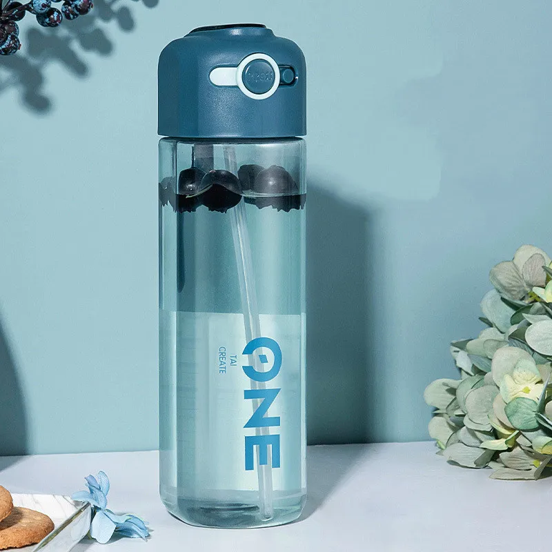 450/550 мл Новая креативная портативная пластиковая бутылка для воды чашка мальчик