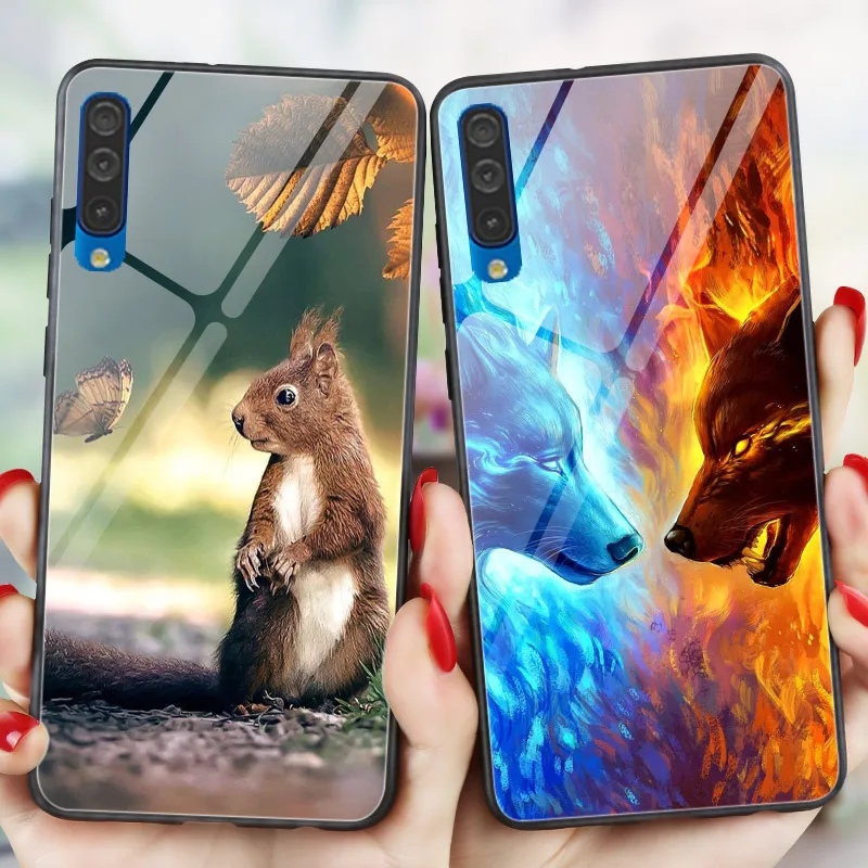 Чехол для samsung Galaxy A70 A50 A40 A30 A20 A10 чехол с рисунками животных из мультфильмов СПС A7