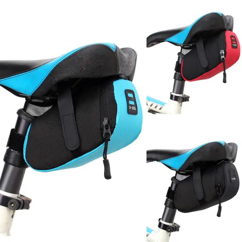 

Portable Bicycle Saddle Bag Bike Storage Saddle Bag Seat Cycling Tail Rear Pouch Bag Bicycle Riding Accessories